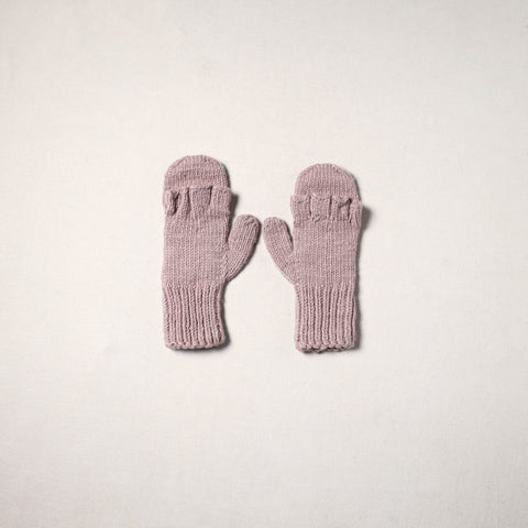 Beige - kullu karishma hand knitted merino wool gloves