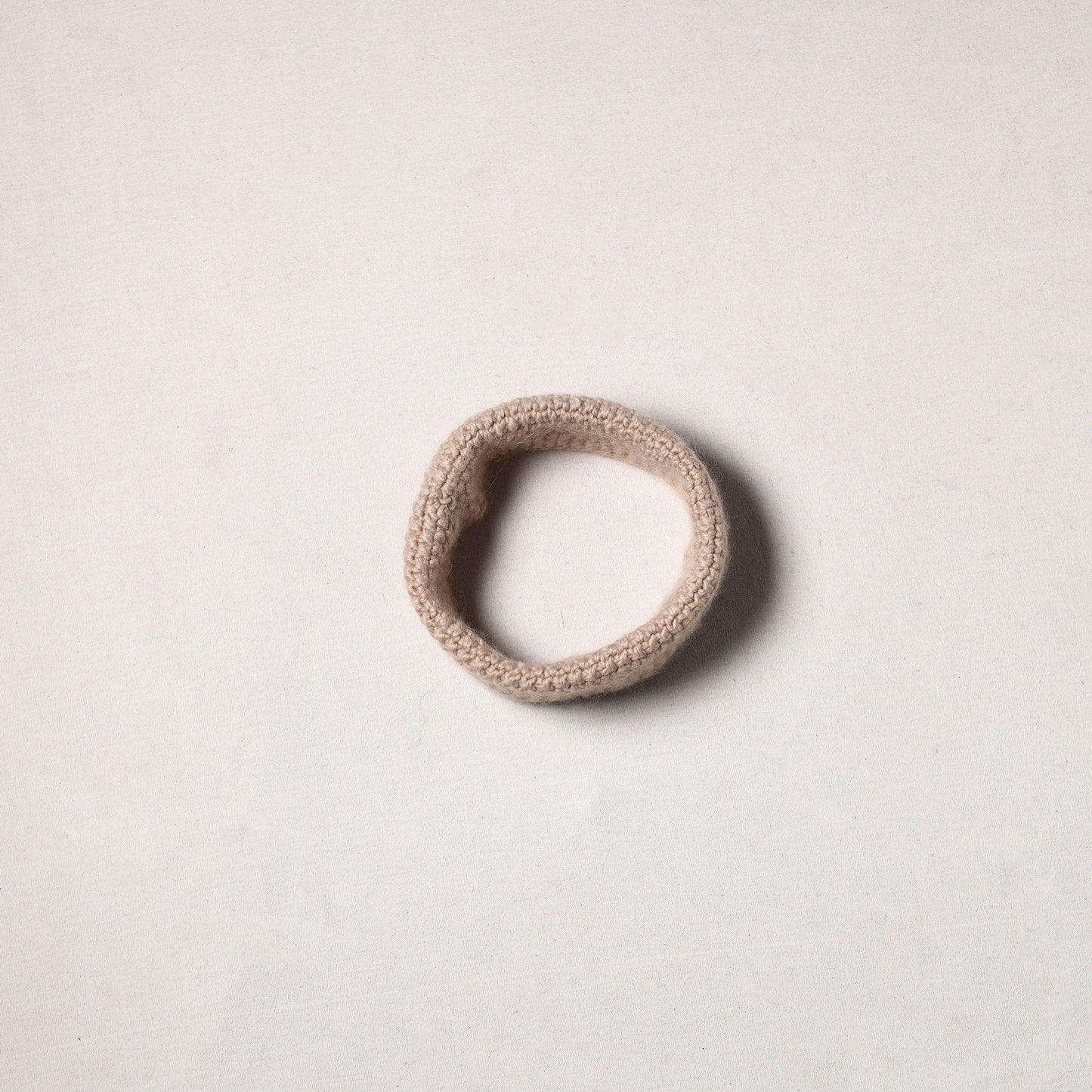 Beige - kullu karishma hand knitted merino wool headband 17