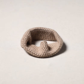 Beige - kullu karishma hand knitted merino wool headband 17