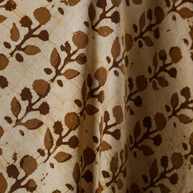 Beige - kutch batik cotton fabric 09 - handcrafted