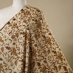 Beige - kutch batik cotton fabric 21 - handcrafted