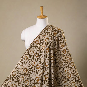 Beige - kutch batik cotton fabric 22 - handcrafted