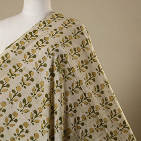 Beige - kutch batik cotton fabric 23 - handcrafted