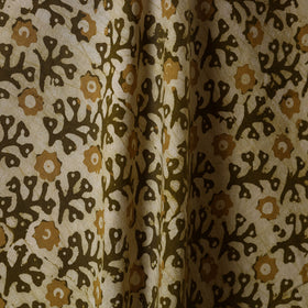 Beige - kutch batik cotton fabric 26 - handcrafted