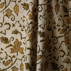 Beige - kutch batik cotton fabric 29 - handcrafted