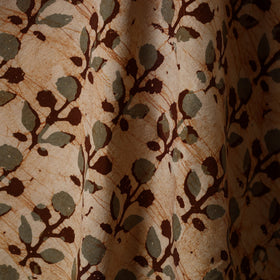 Beige - kutch batik cotton fabric 34 - handcrafted