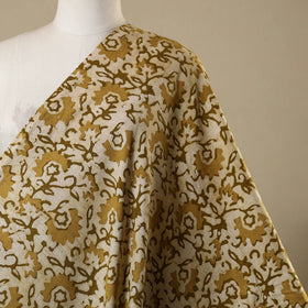 Beige - kutch batik cotton fabric 49 - handcrafted