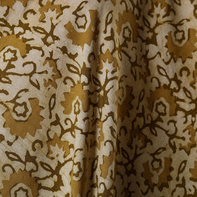 Beige - kutch batik cotton fabric 49 - handcrafted