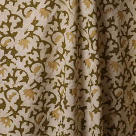 Beige - kutch batik cotton fabric 60 - handcrafted