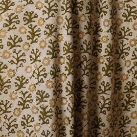 Beige - kutch batik cotton fabric 61 - handcrafted