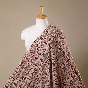 Beige - kutch batik cotton fabric 95 - handcrafted