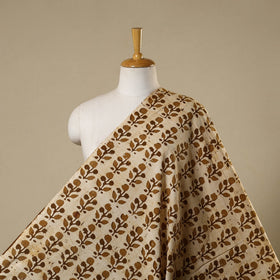 Beige - kutch batik cotton fabric 09 - handcrafted