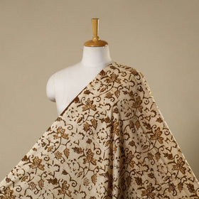 Beige - kutch batik cotton fabric 21 - handcrafted