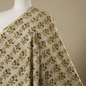 Beige - kutch batik cotton fabric 23 - handcrafted