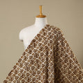 Beige - kutch batik cotton fabric 30 - handcrafted