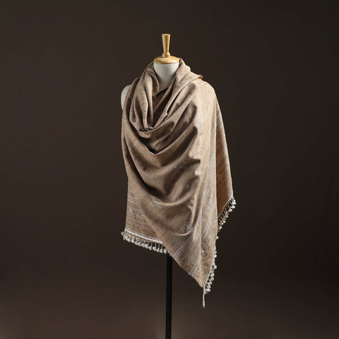 Kutch bhujodi handspun handwoven merino wool x katia silk