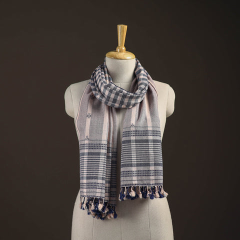 Kutch bhujodi handwoven merino wool stole 211 - handcrafted