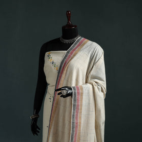 Kutch bhujodi handwoven mirror work organic kala cotton