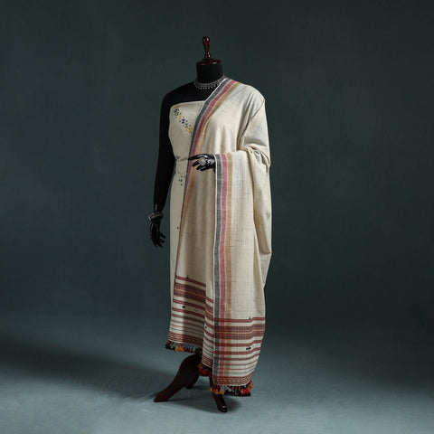 Kutch bhujodi handwoven mirror work organic kala cotton