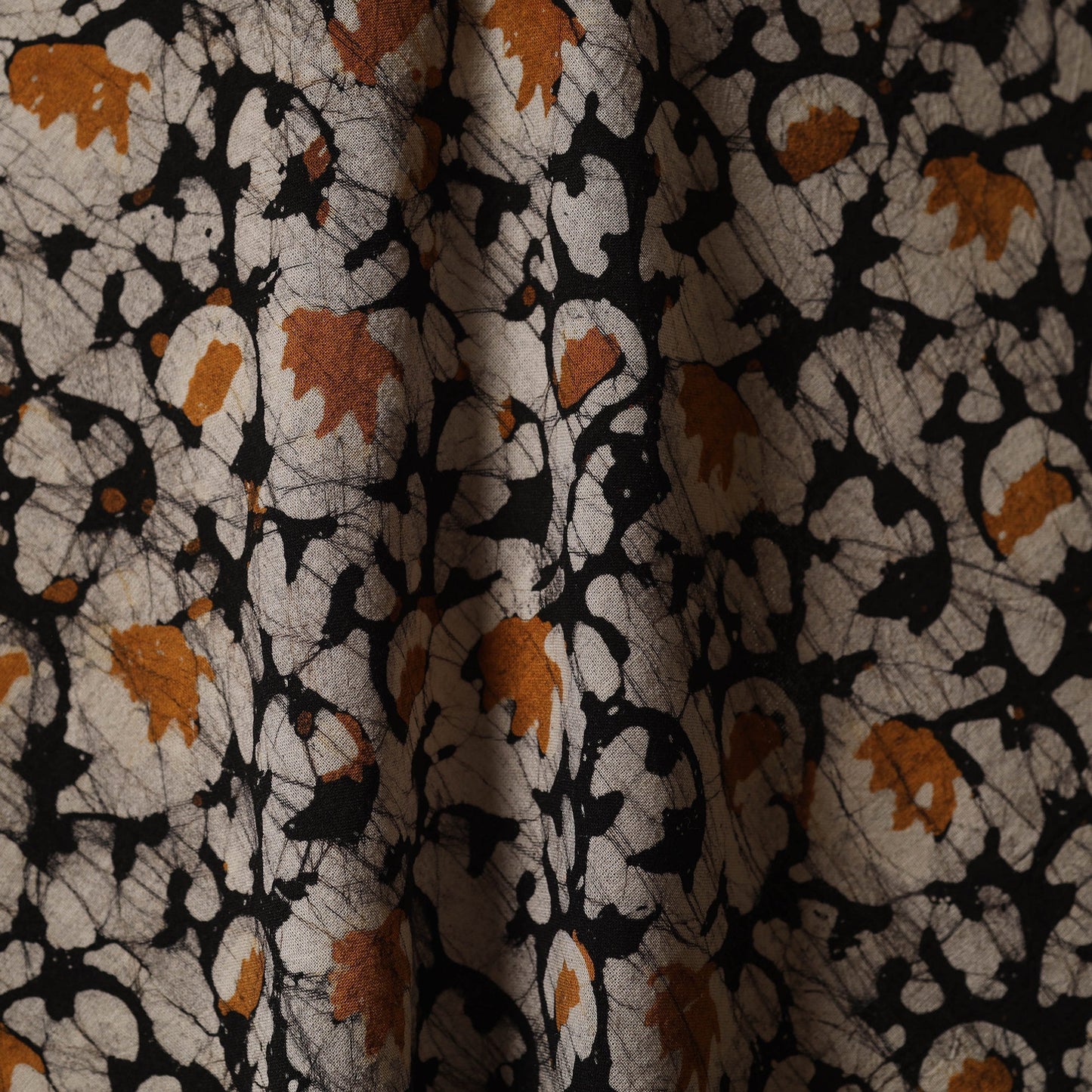 Kutch hand batik cotton fabric 11 - handcrafted