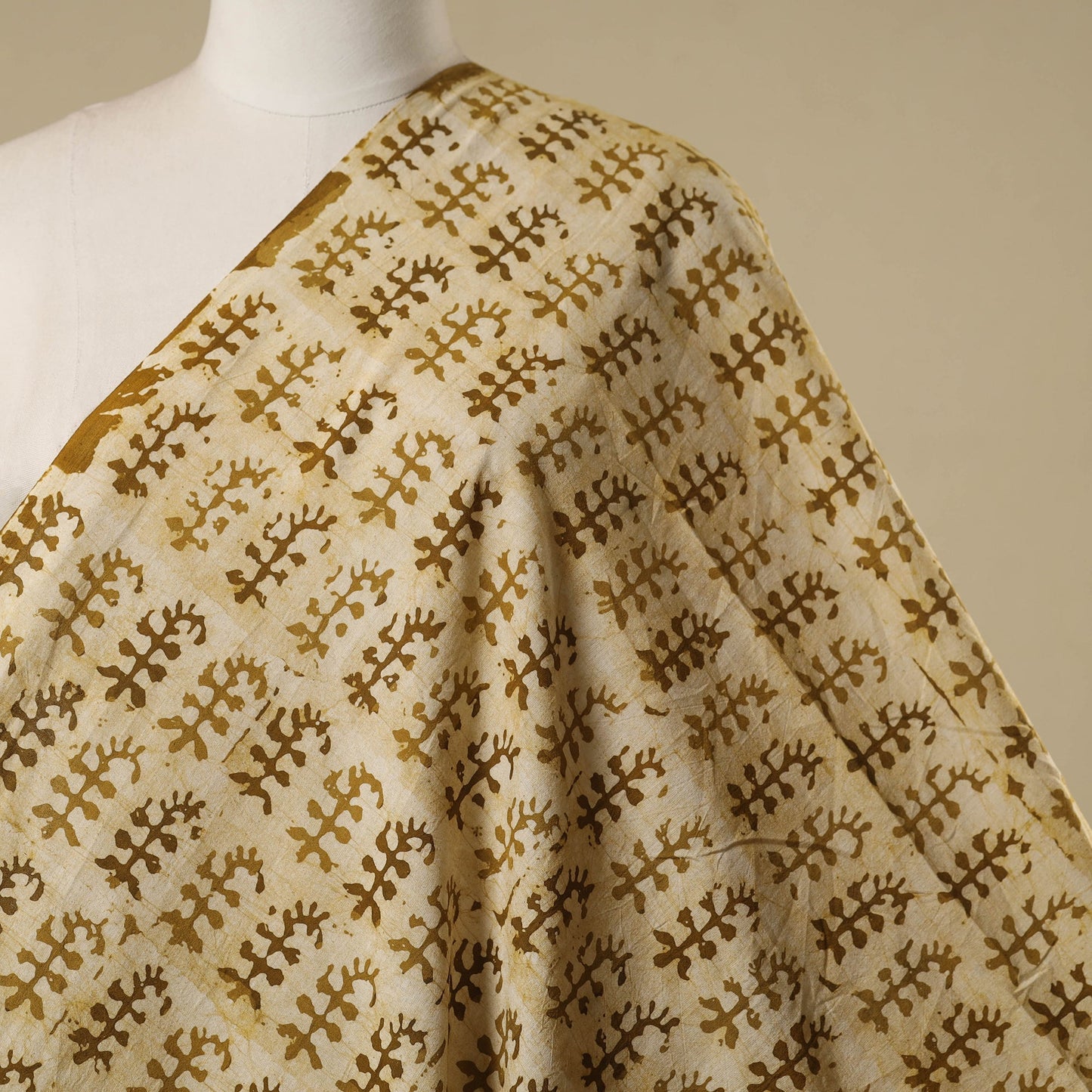 Kutch hand batik cotton fabric 17 - handcrafted