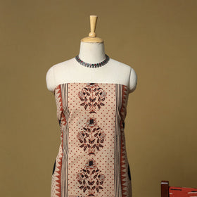 Kutch hand natural dyed 3pc unstitched dress material 15