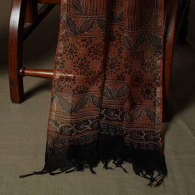 Kutch hand block ajrakh print natural dyed cotton 3pc