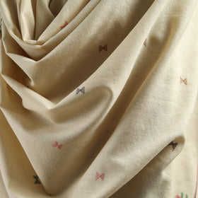 Beige - kutch bhujodi handwoven merino wool shawl 18