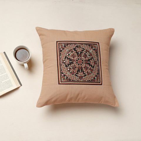  Kutch Neran Hand Embroidery Cotton Cushion Cover 