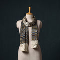 Kutch printed mashru silk stole 06 - handcrafted