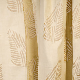 Leaves Cutwork Cotton Barmer Applique Door Curtain