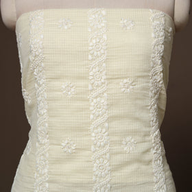 Lucknowi chikankari hand embroidered kota doria cotton 2pc