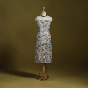 Lucknowi chikankari work kalamkari unstitched kurta