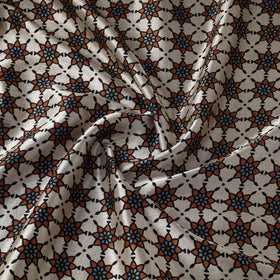 Mashru silk natural dyed fabric 02 - handcrafted