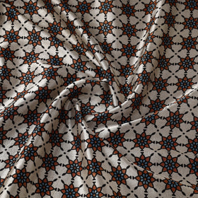 Mashru silk natural dyed fabric 02 - handcrafted