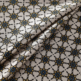 Mashru silk natural dyed fabric 04 - handcrafted