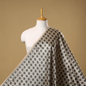 Mashru silk natural dyed fabric 04 - handcrafted