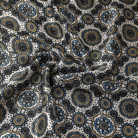 Mashru silk natural dyed fabric 12 - handcrafted