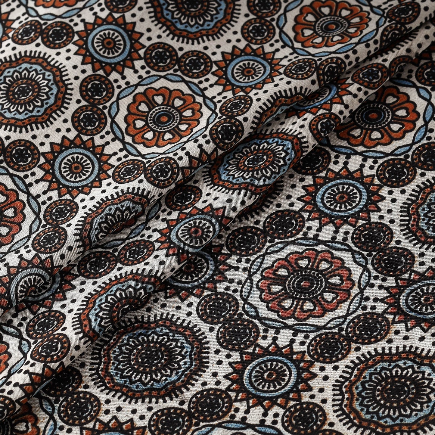 Mashru silk natural dyed fabric 23 - handcrafted