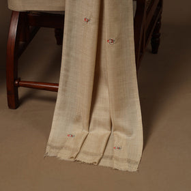 Merino wool hand embroidery 3pc unstitched dress material