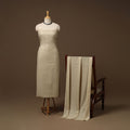 Merino wool plain 3pc unstitched dress material 05