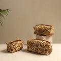  Beige Multipurpose Handmade Toiletry Bags (Set of 3)