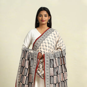 Buy Natural Dye Mul Cotton Bagh Print Dupatta