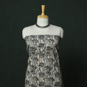 Natural dyed block print cotton pedana kalamkari 2pc