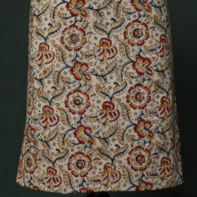 Natural dyed block print cotton pedana kalamkari 2pc