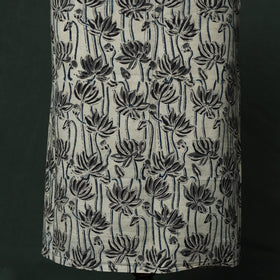 Natural dyed block print cotton pedana kalamkari 2pc
