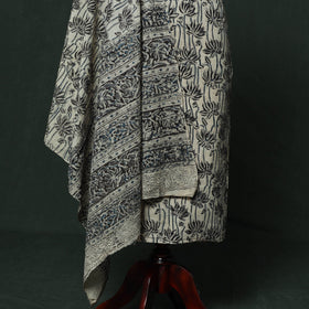Natural dyed block print cotton pedana kalamkari 2pc