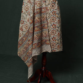 Natural dyed block print cotton pedana kalamkari 2pc