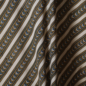 Beige - natural dyed cotton fabric 38 - handcrafted