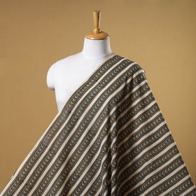 Beige - natural dyed cotton fabric 38 - handcrafted